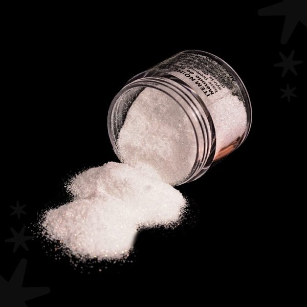 Microglitter blanco viso dorado - Image 2