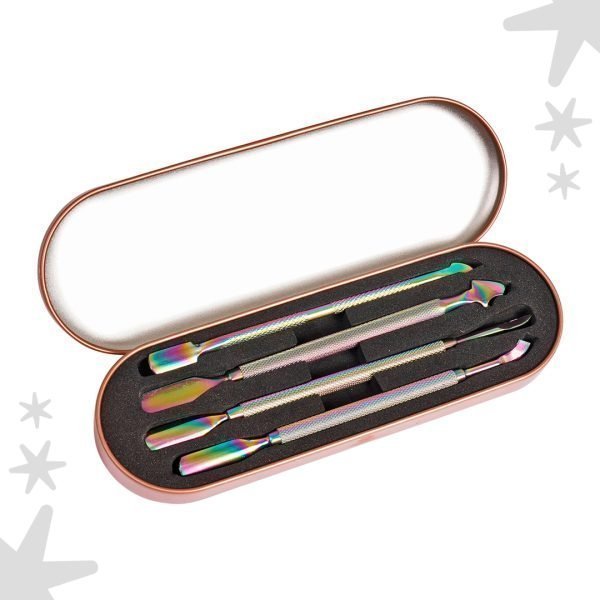 Estuche de espátulas tornasol