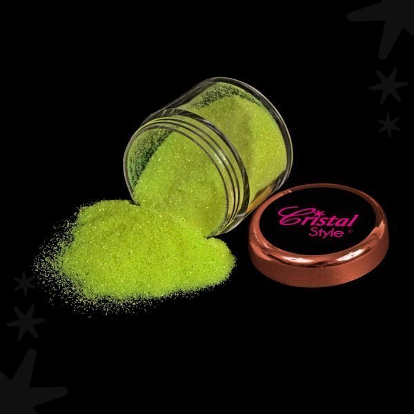 Microglitter verde limón