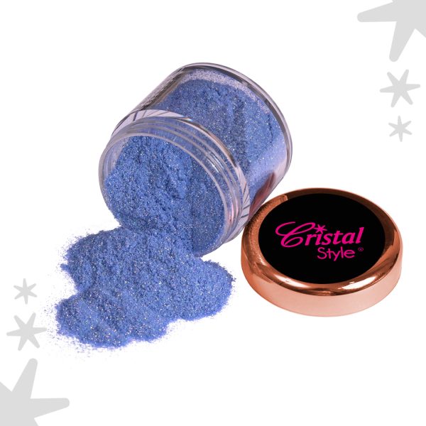 Microglitter azul-tornasol