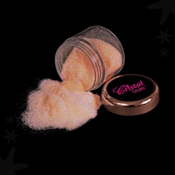 Microglitter durazno-rosado