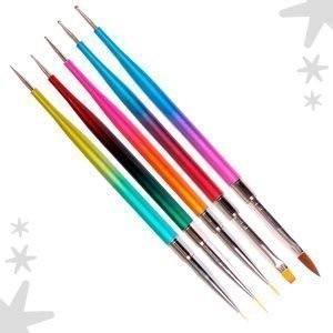 Set pinceles doble punta