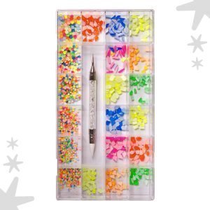 Caja mix cristales neón