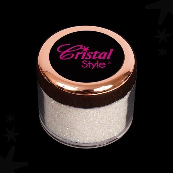 Microglitter blanco viso azul
