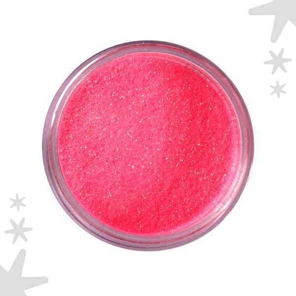 Microglitter fucsia viso dorado - Image 4