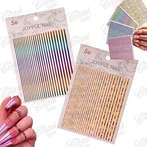stickers decorativos para las uñas